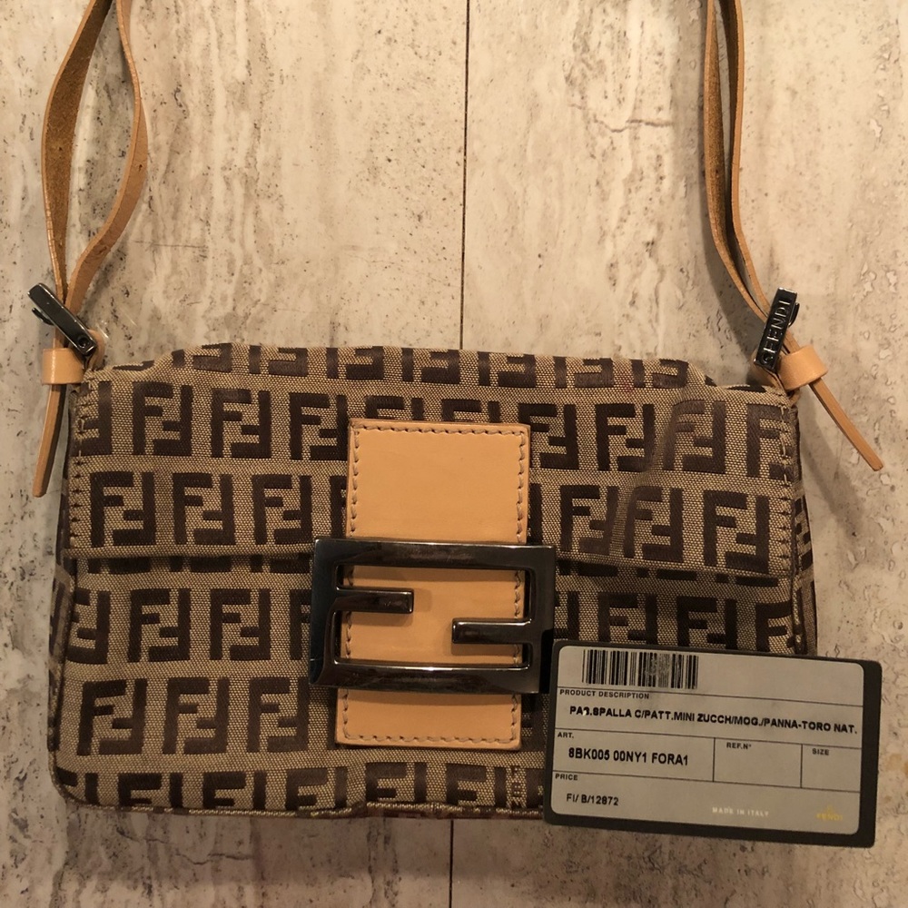 Fendi zucchino mini 100% authentic with ID card